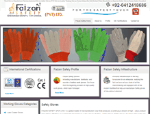 Tablet Screenshot of faizansafety.com